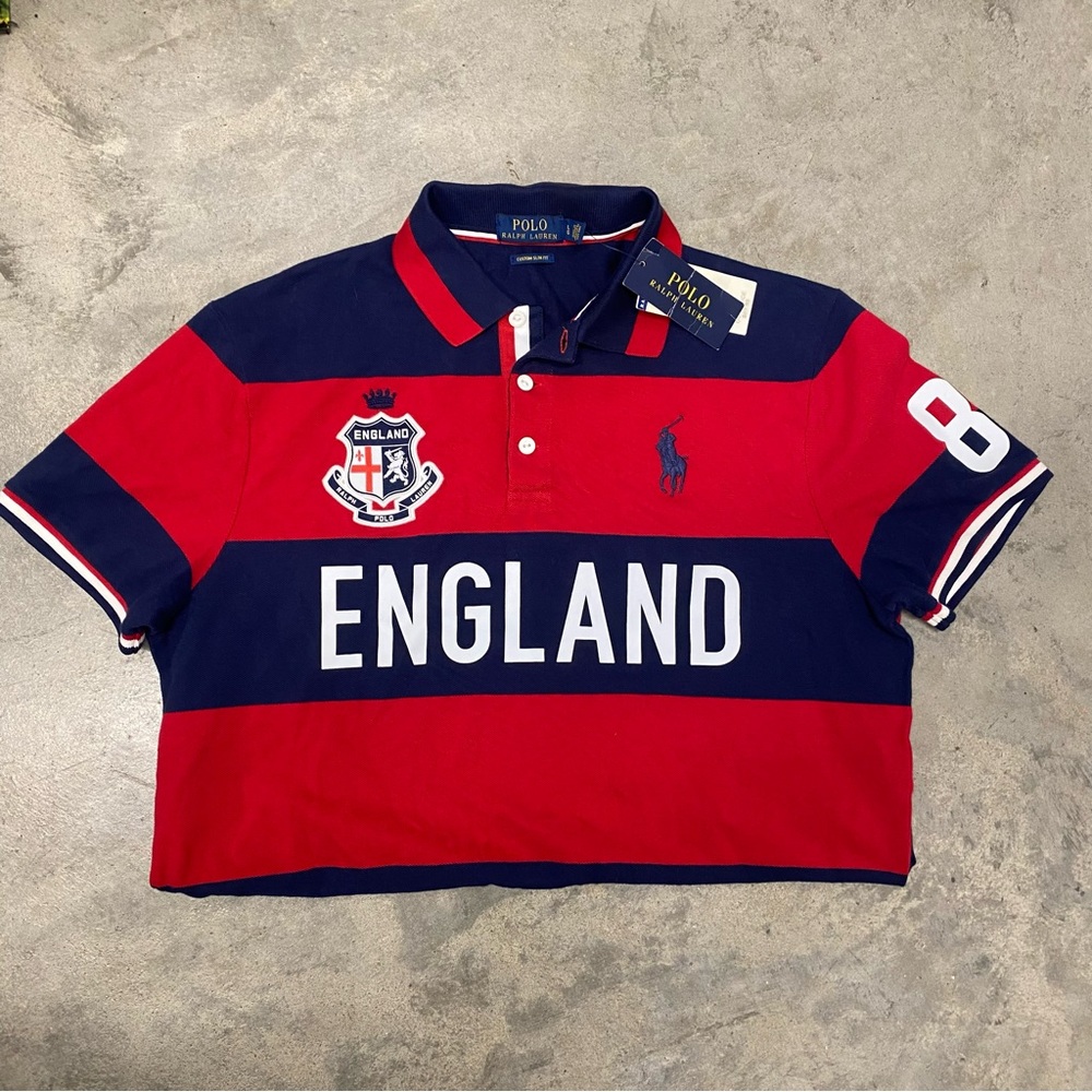 Polo Ralph Lauren Mens Custom Slim Fit Big Pony World Cup Country Shirt NWT